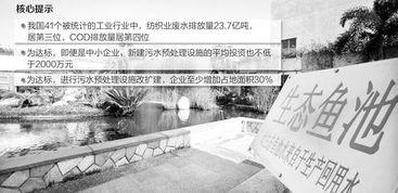 紡織業(yè)再遇“水箍咒” 1月起污水排放標(biāo)準(zhǔn)升級(jí)，行業(yè)洗牌加速